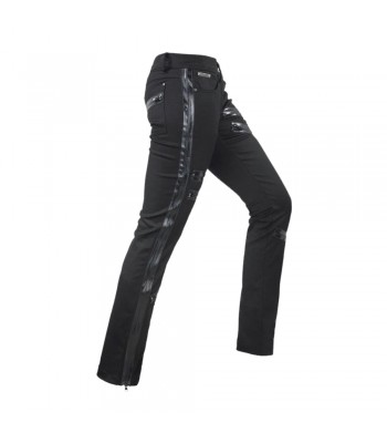Women’s Distressed Ripped Gothic Black Skinny Jeans | Alternative Punk Denim
